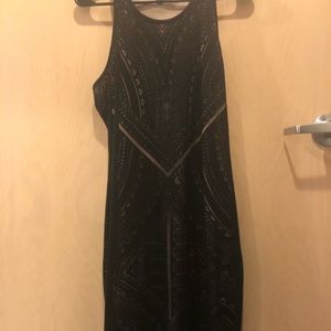 Mossimo dress with cream slip and black detailing